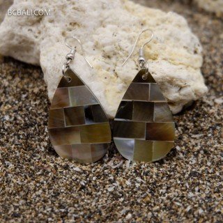 Hot Sale Shell Earrings Premium Handmade from Bali